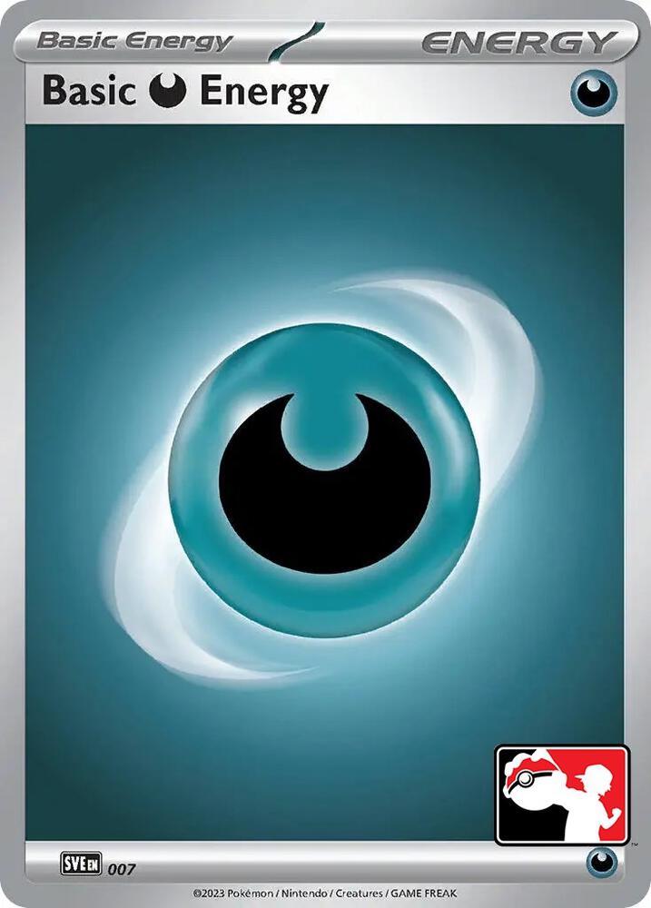 Scarlet & Violet Energy Basic Darkness Energy [Prize-Pack] Pokémon card